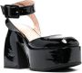 Nodaleto Sofia Bulla pumps met plateauzool Zwart - Thumbnail 2