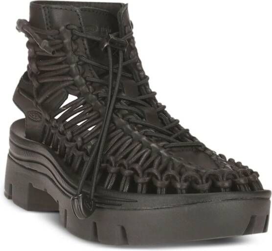 Noir Kei Ninomiya x Comme Des Garçons Unek sandalen Zwart