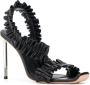 Off-White Allen sandalen met ruches Zwart - Thumbnail 2