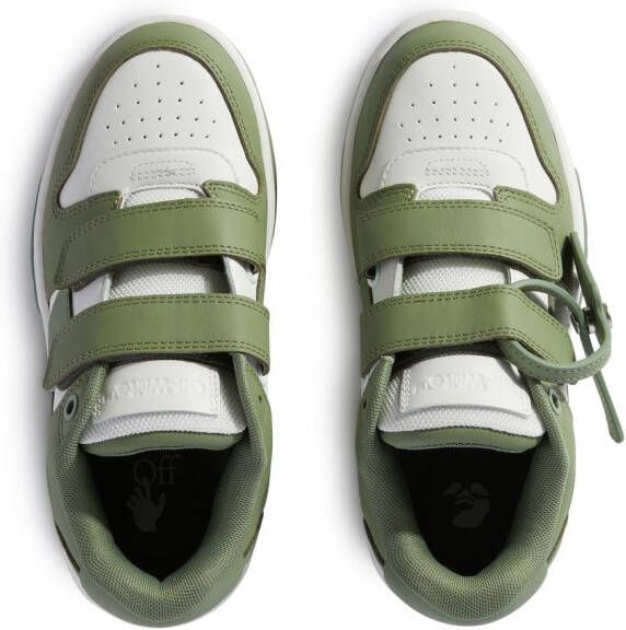 Off-White Kids Out Of Office low-top sneakers Groen