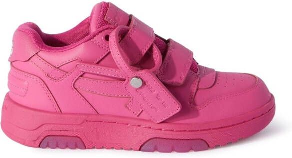 Off-White Kids Out Of Office low-top sneakers Roze