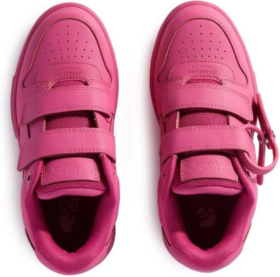 Off-White Kids Out Of Office low-top sneakers Roze