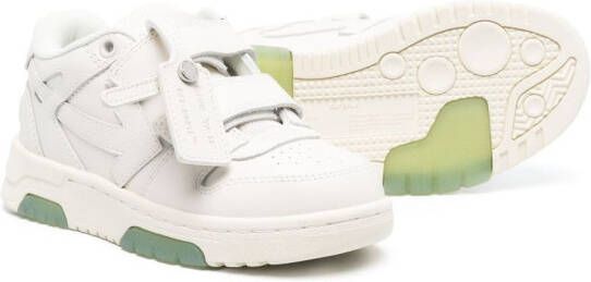 Off-White Kids Out Of Office sneakers met klittenband Wit