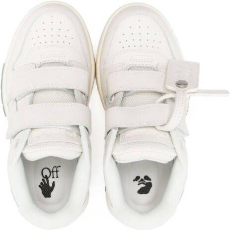 Off-White Kids Out Of Office sneakers met klittenband Wit