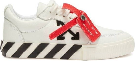 Off-White Kids Vulcanized low-top sneakers Blauw