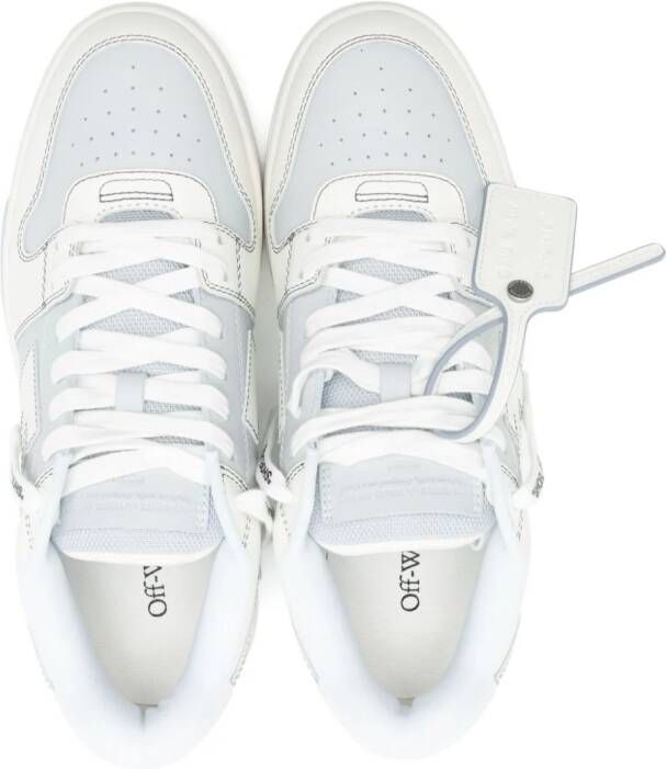 Off-White Out Of Office leren sneakers Blauw