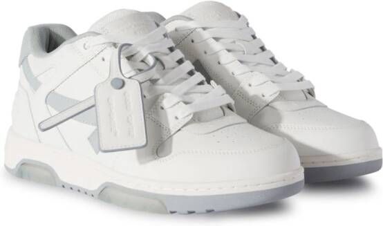 Off-White Out Of Office leren sneakers Wit