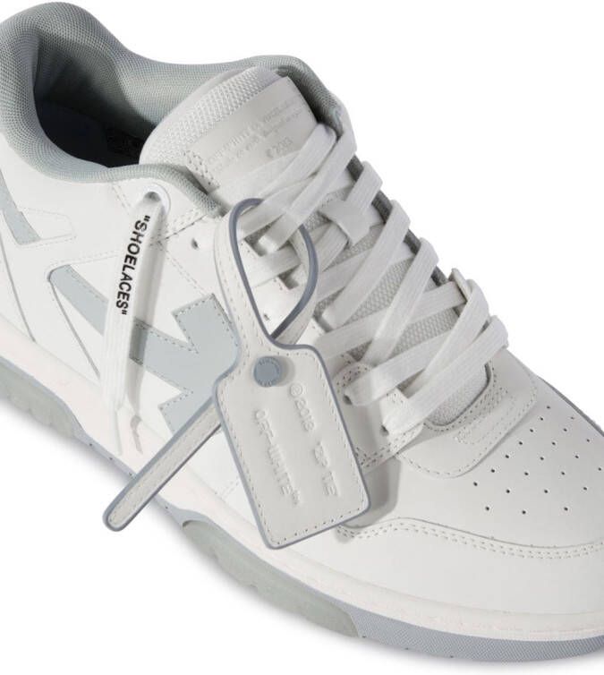 Off-White Out Of Office leren sneakers Wit