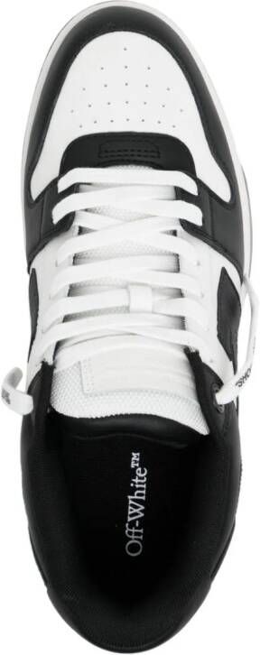 Off-White Out Of Office leren sneakers Zwart