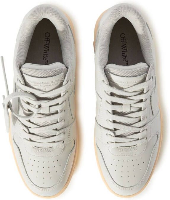 Off-White Out Of Office leren sneakers Grijs