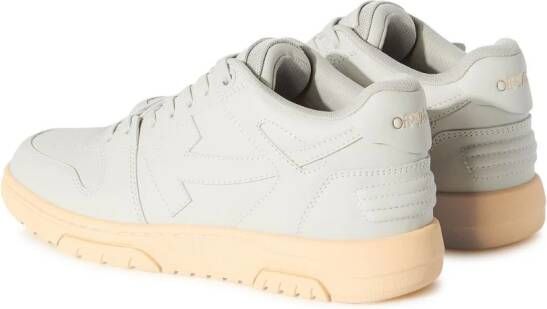 Off-White Out Of Office leren sneakers Grijs