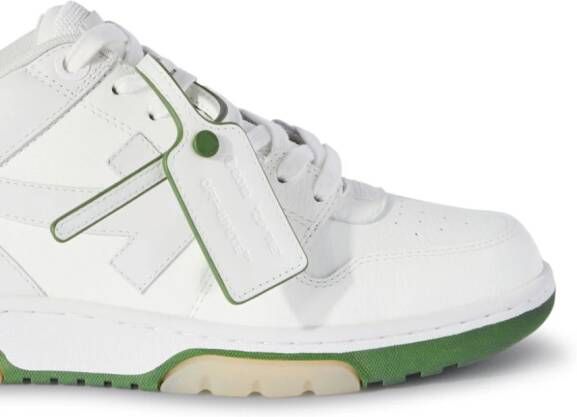 Off-White Out Of Office leren sneakers Wit