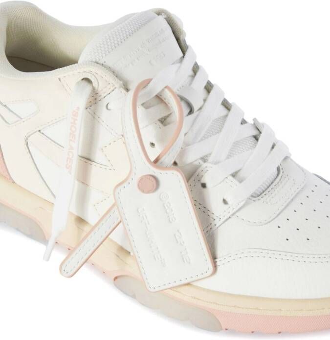 Off-White Out Of Office leren sneakers Wit