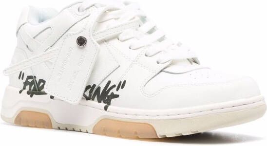 Off-White Out Of Office low-top sneakers Wit