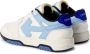 Off White Leren Veterschoenen in Bicolor Blue Heren - Thumbnail 9