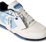 Off White Leren Veterschoenen in Bicolor Blue Heren - Thumbnail 10