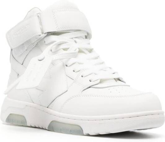 Off-White Out Of Office mid-top sneakers WHITE LIGHT BLUE