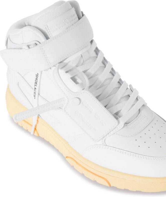 Off-White Out Of Office mid-top sneakers Wit