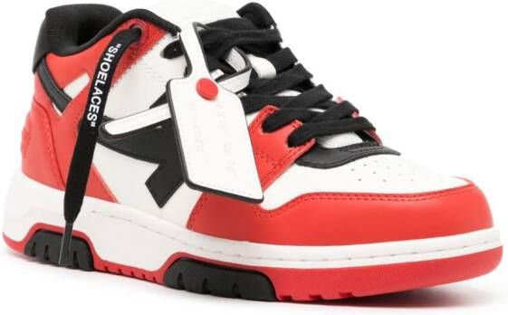 Off-White Out Of Office sneakers Rood