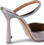 Off White Metallic Zilver Lollipop Mule Hakken Gray Dames - Thumbnail 9