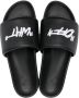 Off-White Slippers met logoprint Zwart - Thumbnail 4