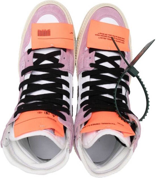 Off-White Zip-Tie sneakers Roze