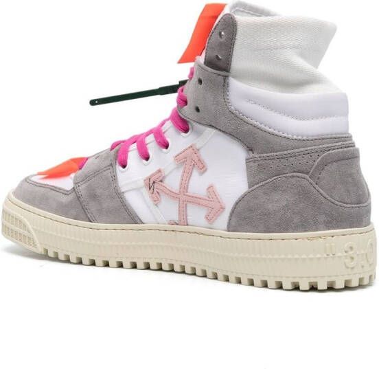 Off-White Zip-Tie high-top sneakers Wit