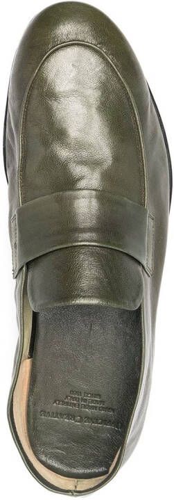 Officine Creative Airto leren loafers Groen