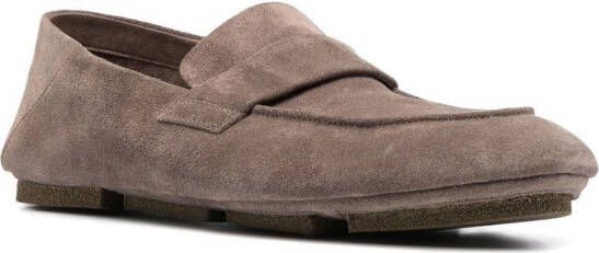 Officine Creative C-Side suède loafers Grijs