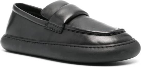 Officine Creative Dinghy 101 leren loafers Zwart