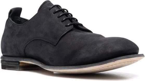 Officine Creative Durga leren derby schoenen Zwart