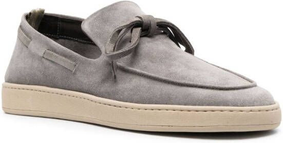 Officine Creative Herbie 003 suède loafers Grijs