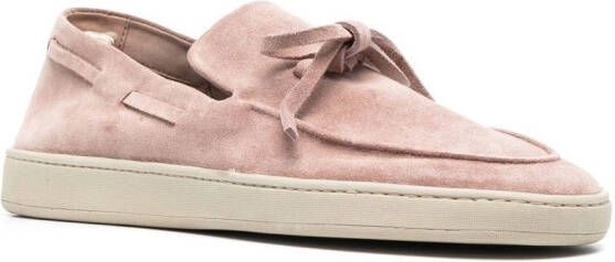 Officine Creative Herbie loafers met strikdetail Roze