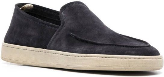 Officine Creative Herbie suède loafers Blauw