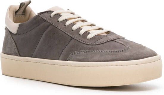 Officine Creative Kombined leren sneakers Grijs