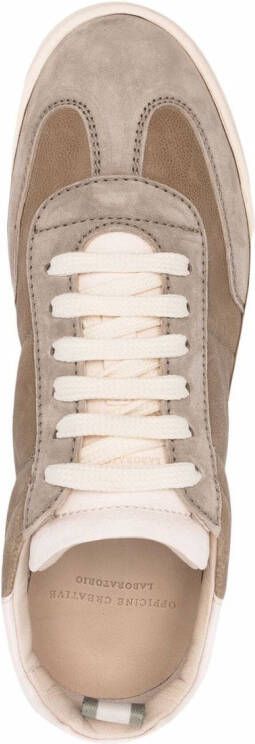 Officine Creative Kombined low-top sneakers Groen