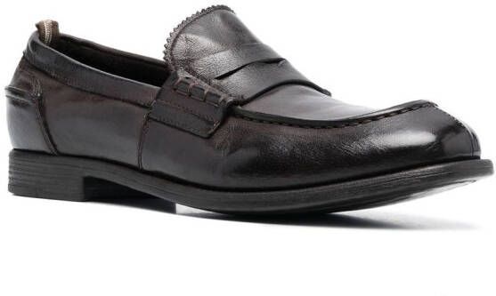 Officine Creative Leren loafers Bruin