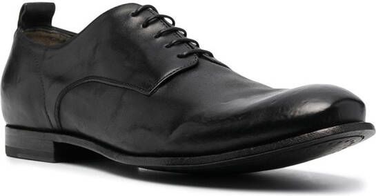 Officine Creative Leren derby schoenen Zwart