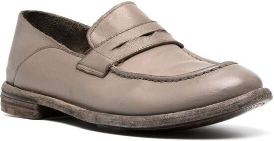 Officine Creative Leren loafers Beige