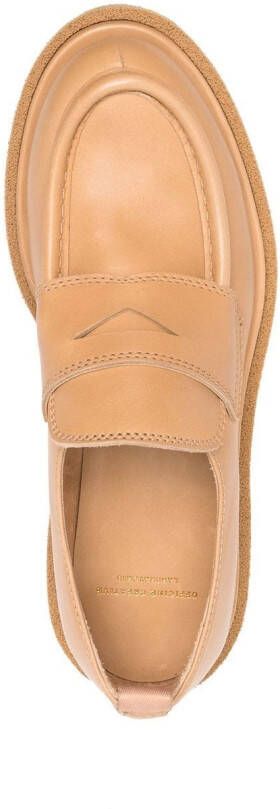 Officine Creative Leren loafers Beige