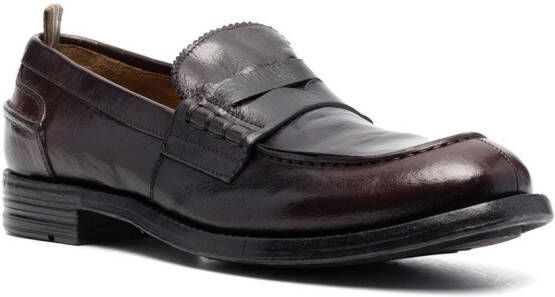 Officine Creative Leren loafers Bruin