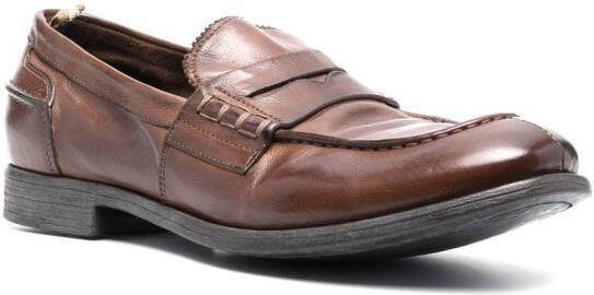 Officine Creative Leren loafers Bruin