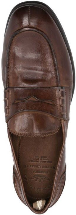 Officine Creative Leren loafers Bruin