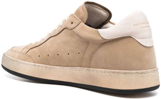 Officine Creative Leren sneakers Beige