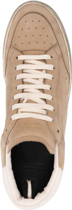 Officine Creative Leren sneakers Beige