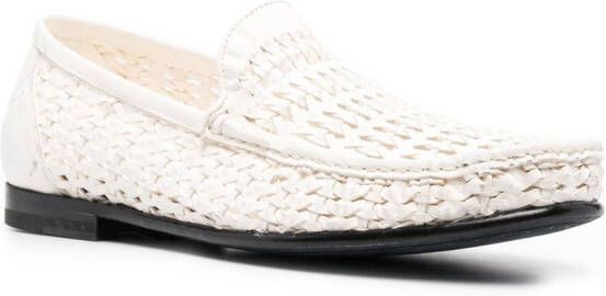 Officine Creative Libre leren loafers Wit