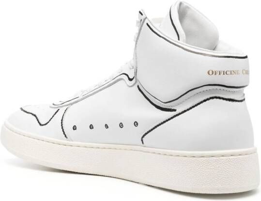 Officine Creative Mower leren sneakers Wit