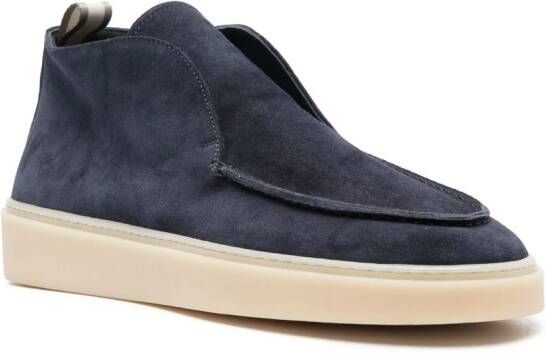 Officine Creative Muskrat suède loafers Blauw