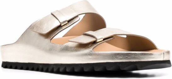 Officine Creative Pelagie sandalen met metallic effect Goud