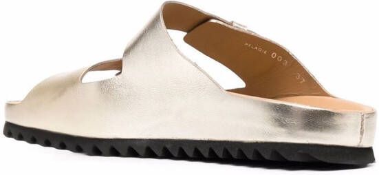 Officine Creative Pelagie sandalen met metallic effect Goud